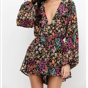 Floral Romper.